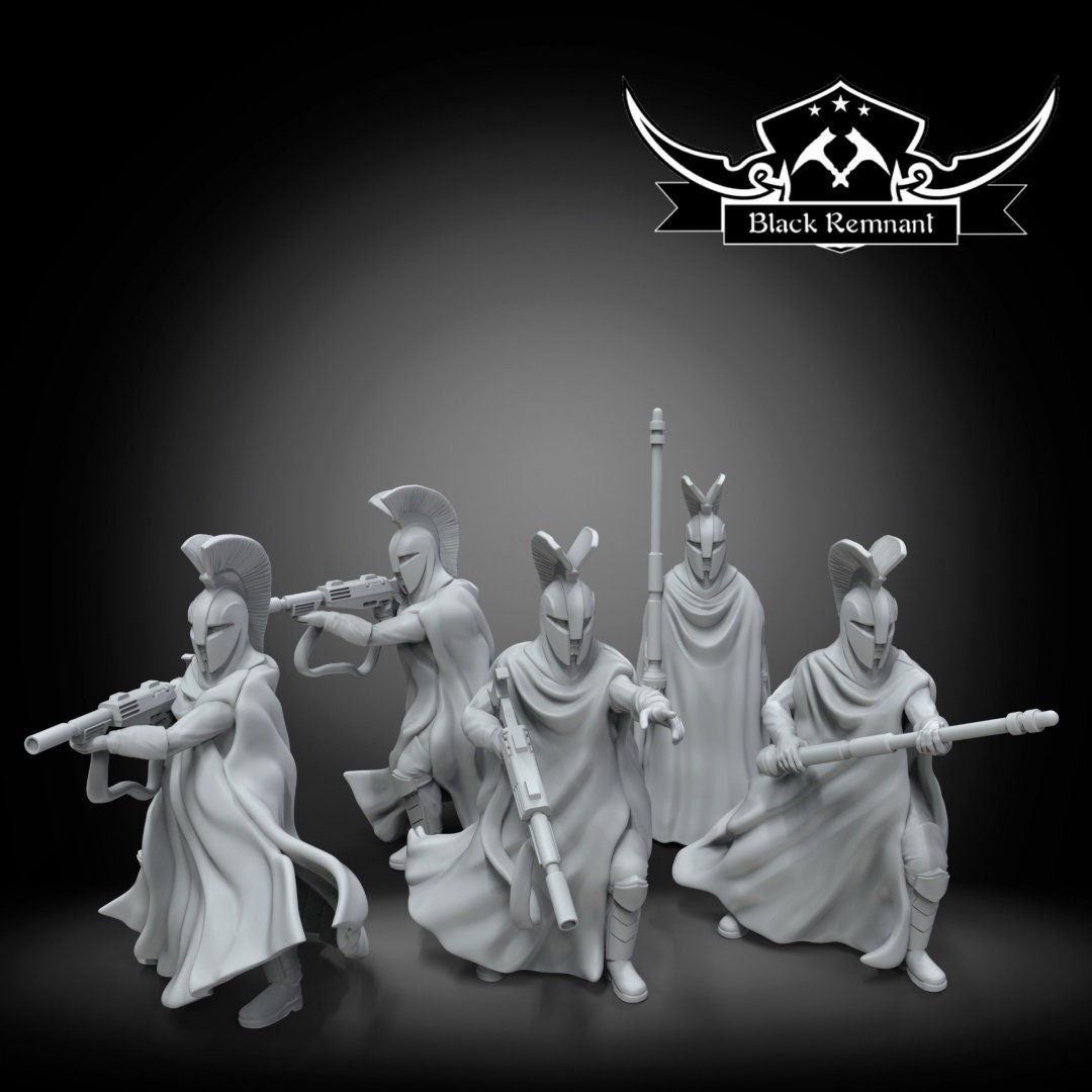 5pc Senate Guards Squad - 28mm - 40mm Scale | Star Wars Legion Mini