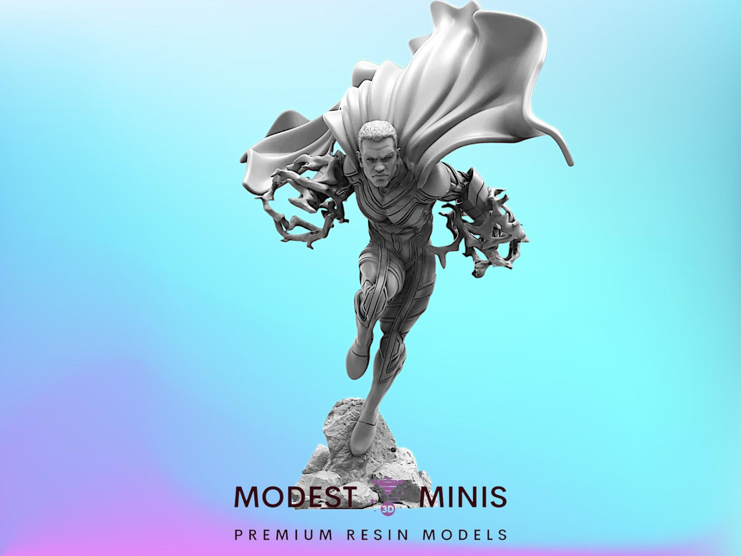 Blue Marvelous - 40mm Miniature | Crisis Protocol Proxy | Trident
