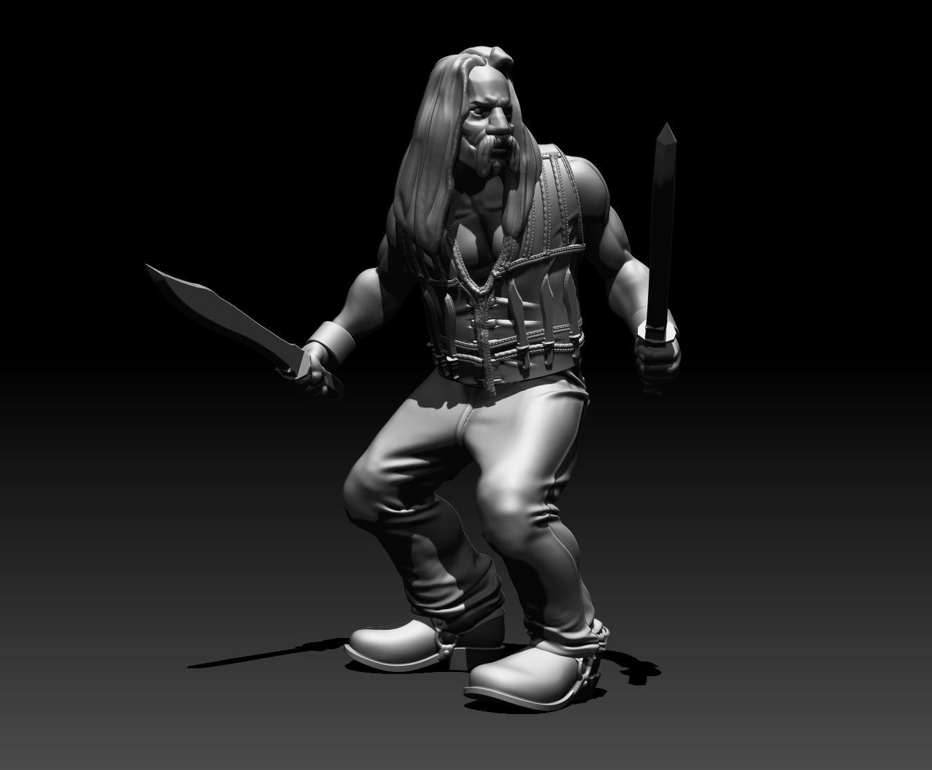 Survivor Danny | 28mm - 100mm Scale Resin Mini | Zombicide | Vaultz