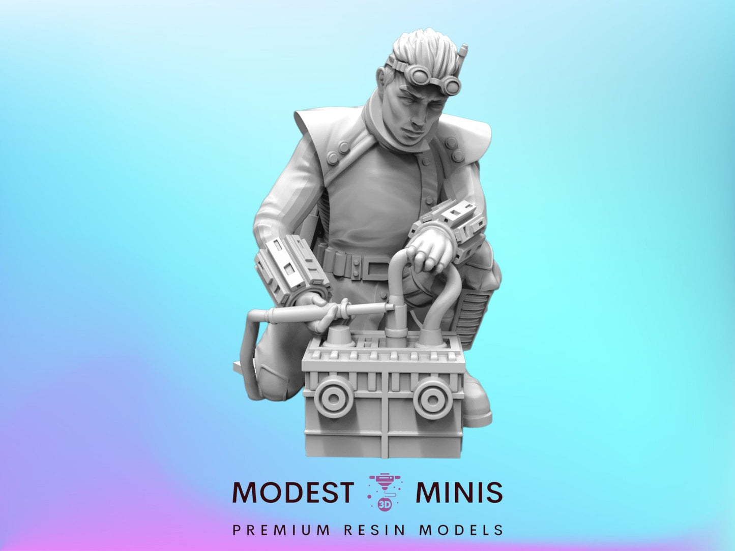 Technician Math - 28mm - 40mm Scale | Black Remnant Star Wars Legion Mini