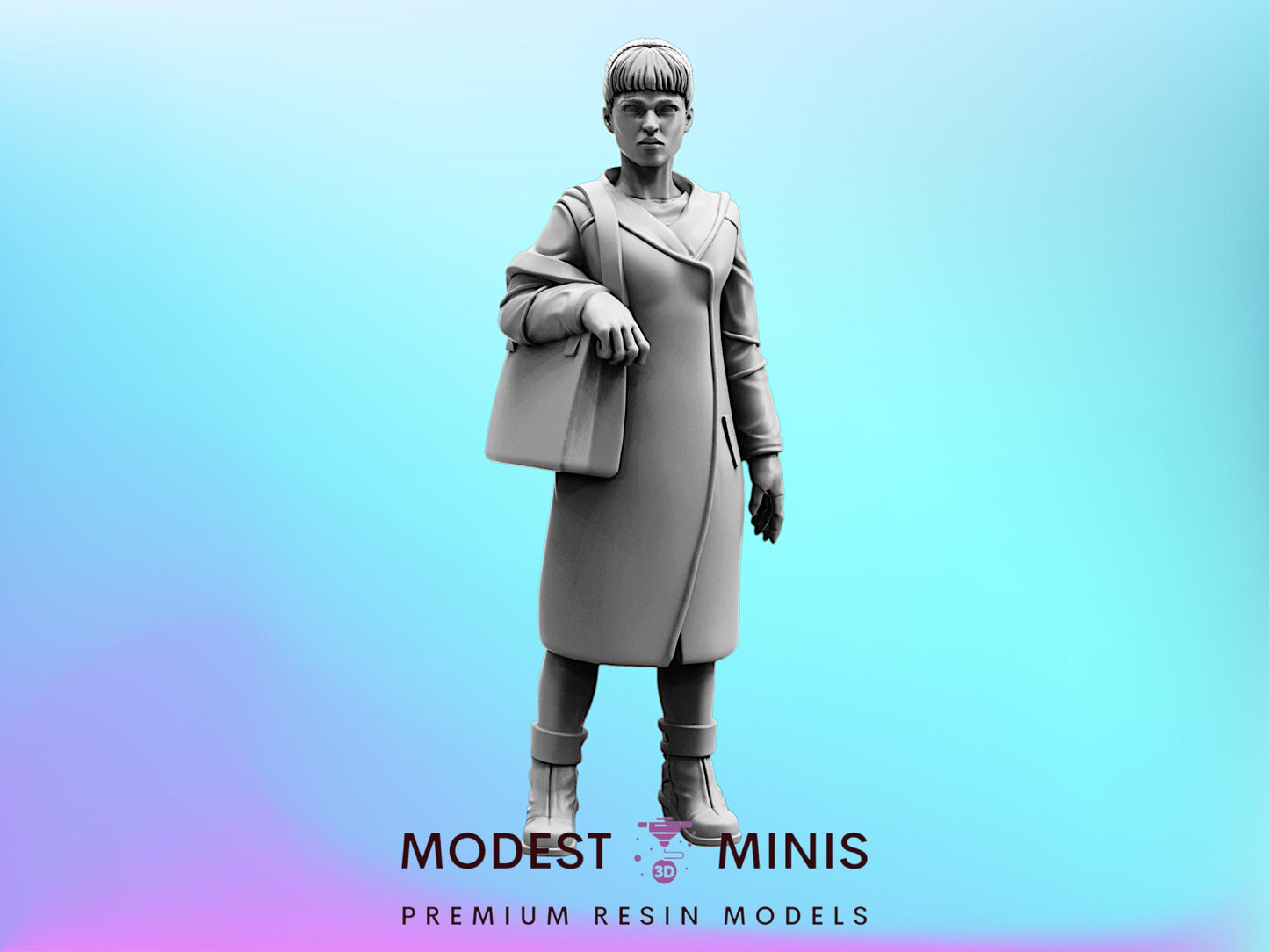 Replicant Company Infiltrator - 28mm 32mm 40mm Scale Cyberpunk Miniature | Blade Runner | | Papsikels