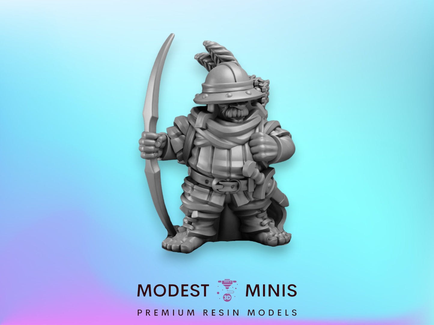 Halfling Scout | 28mm to 75mm DnD Miniature | Frostgrave Mini | Vae Victis