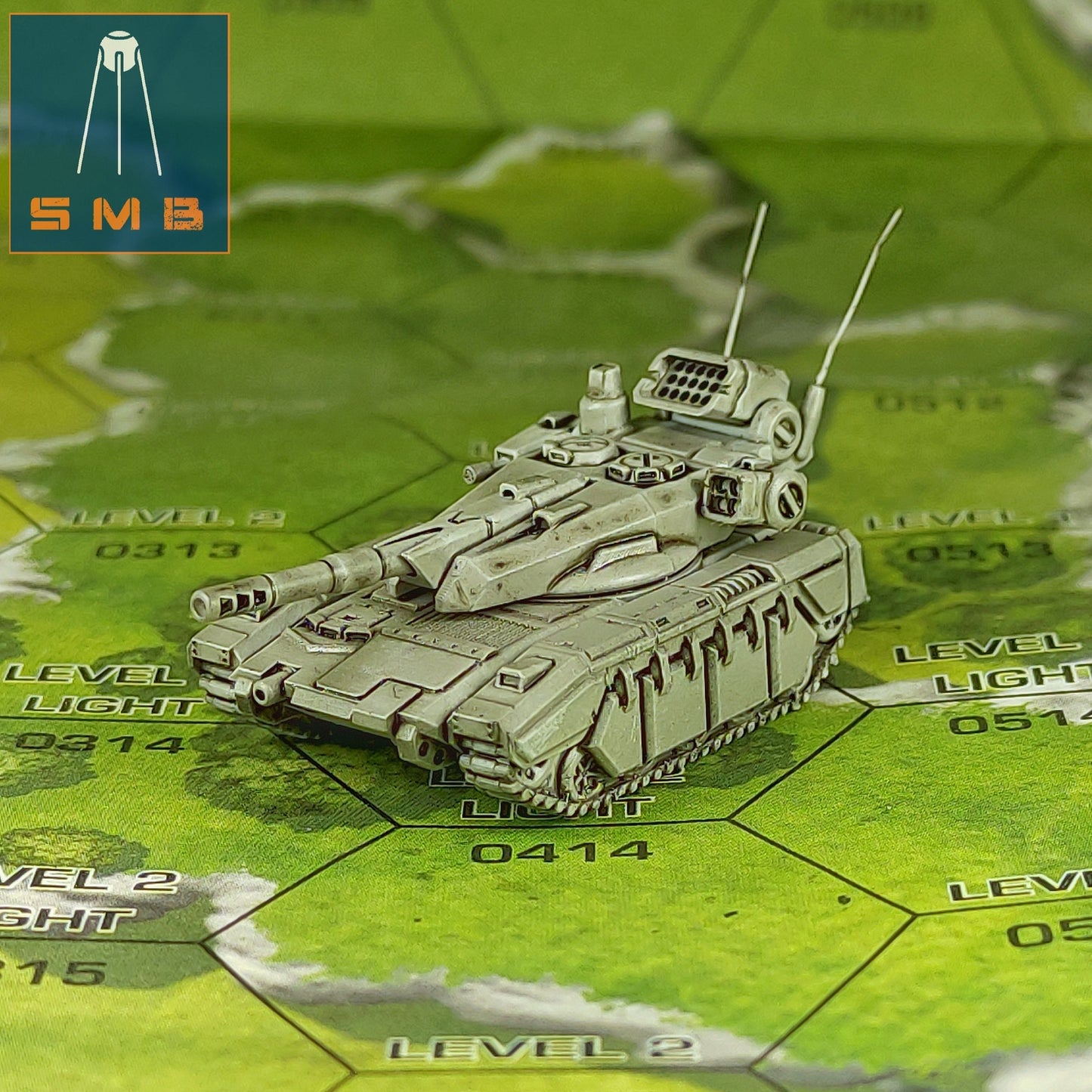 Taki Merkava Heavy Tank | 1:265 | 6mm Battletech Scale | Mecha | Sir Mortimer