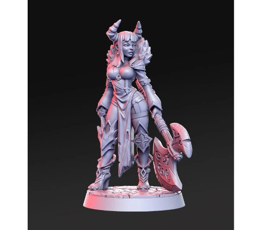 Soraya - 32mm Scale DnD Miniature | Dungeons and Dragons | JRPG Mini - RN Estudio