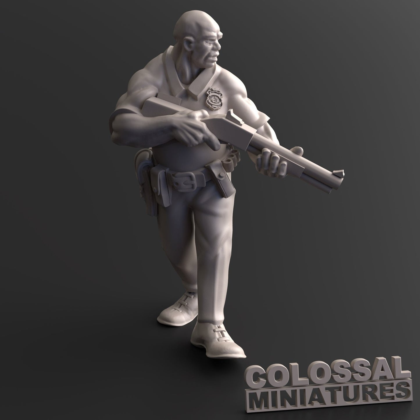 Survivor Ken | 28mm - 100mm Scale Resin Mini | Zombicide | Vaultz
