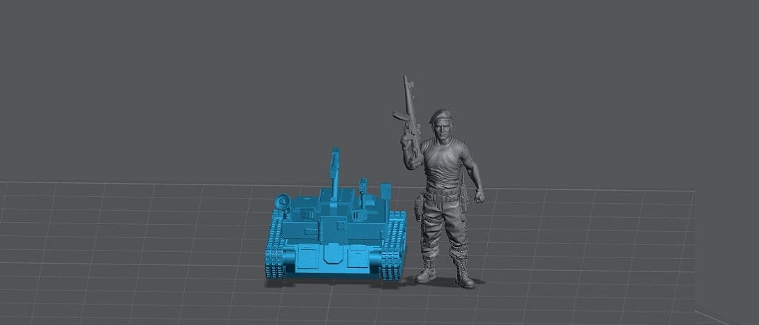 UOD Explorer Bot - Resin 3D Print Alien Miniature | RPG | Sci fi | Cyberpunk | Role Playing | DnD | Papsikel Star Entrance