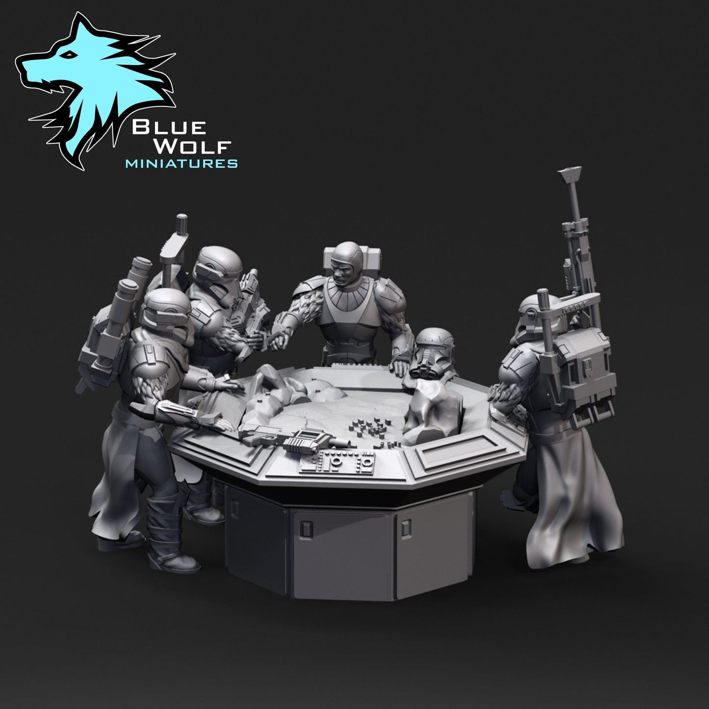 Holo Table War Room - 28mm - 40mm Scale | Star Wars Legion Mini