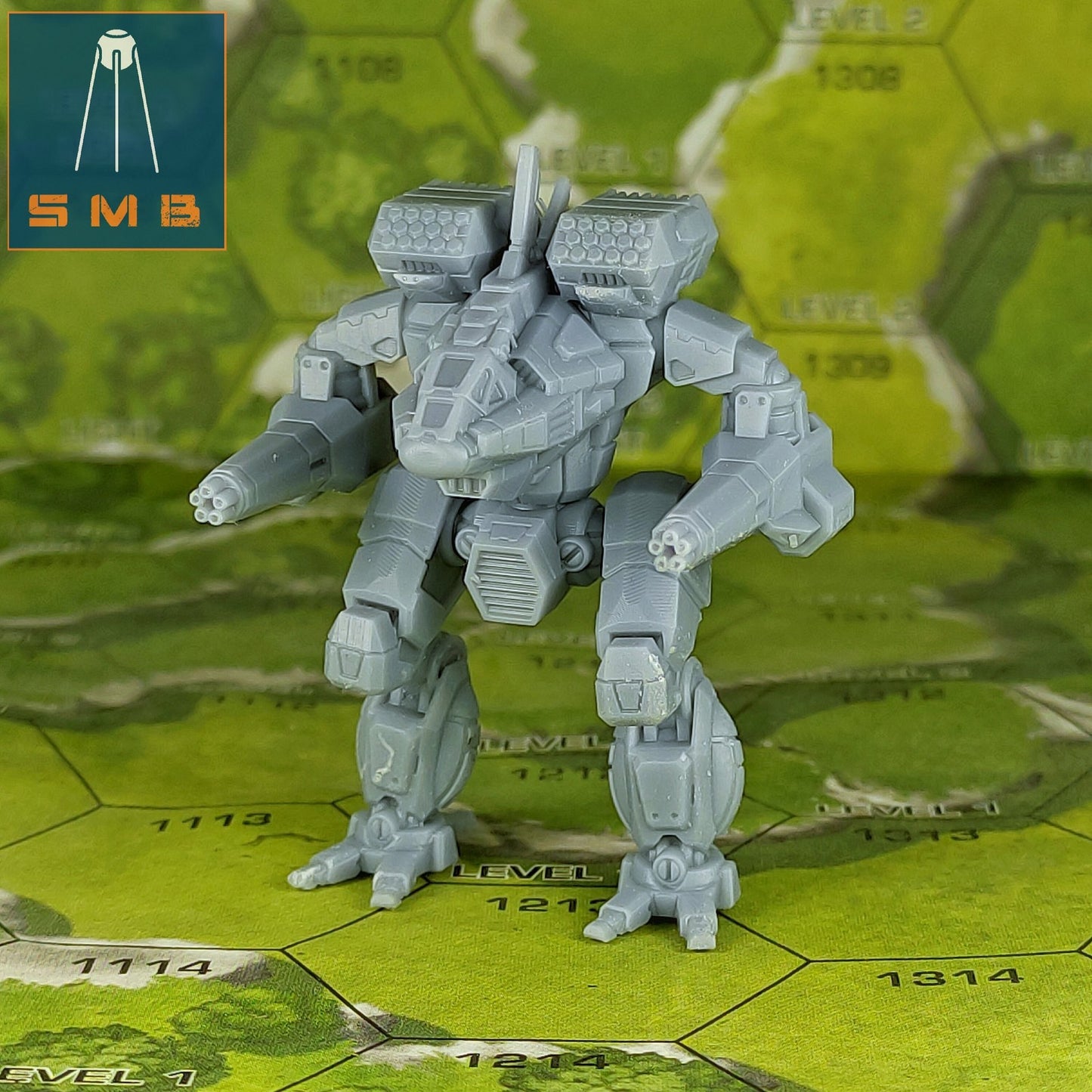 Alpha Volk oneP | 1:265 | 285 | 6mm Battletech Scale |