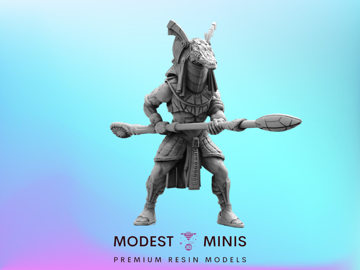 3pc Gul'Doran Entrance Warrior - Resin 3D Print Alien Miniature | RPG | Sci fi | Cyberpunk | Role Playing | DnD | Papsikel Star Entrance