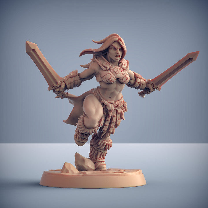 Dragonpeak Barbarians | 28mm - 75mm Scale Resin Minis | DnD | Frostgrave Artisan Guild