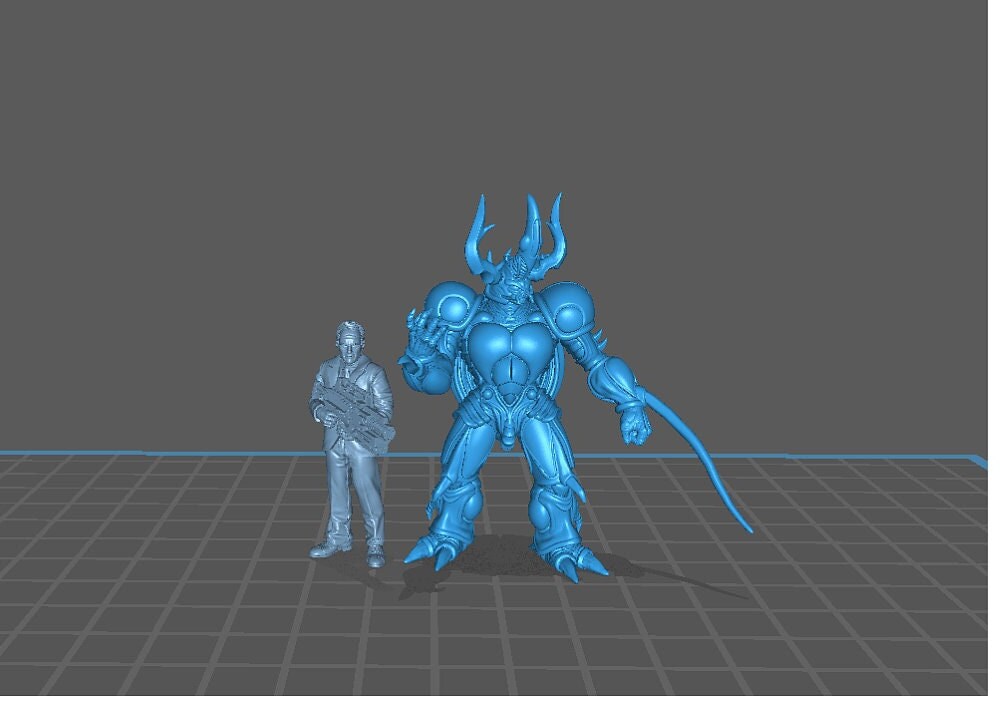 Hyper Papsinoid Kabutole B - Resin Cyberpunk Miniature | Papsikels