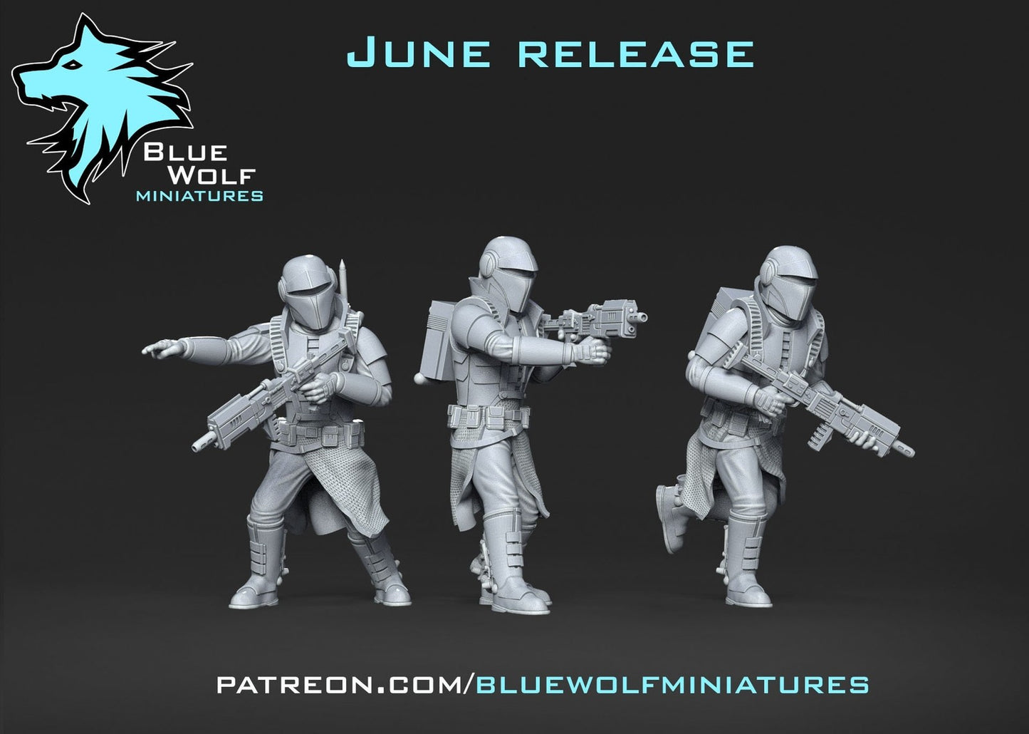 7pc Nimbus Commandos Set - 28mm - 40mm Scale | Star Wars Legion Mini