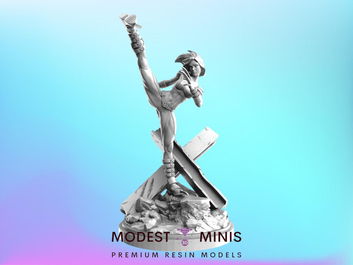 Miss Toe Blades - 32mm - 40mm Mini | Crisis Protocol Proxy | C27
