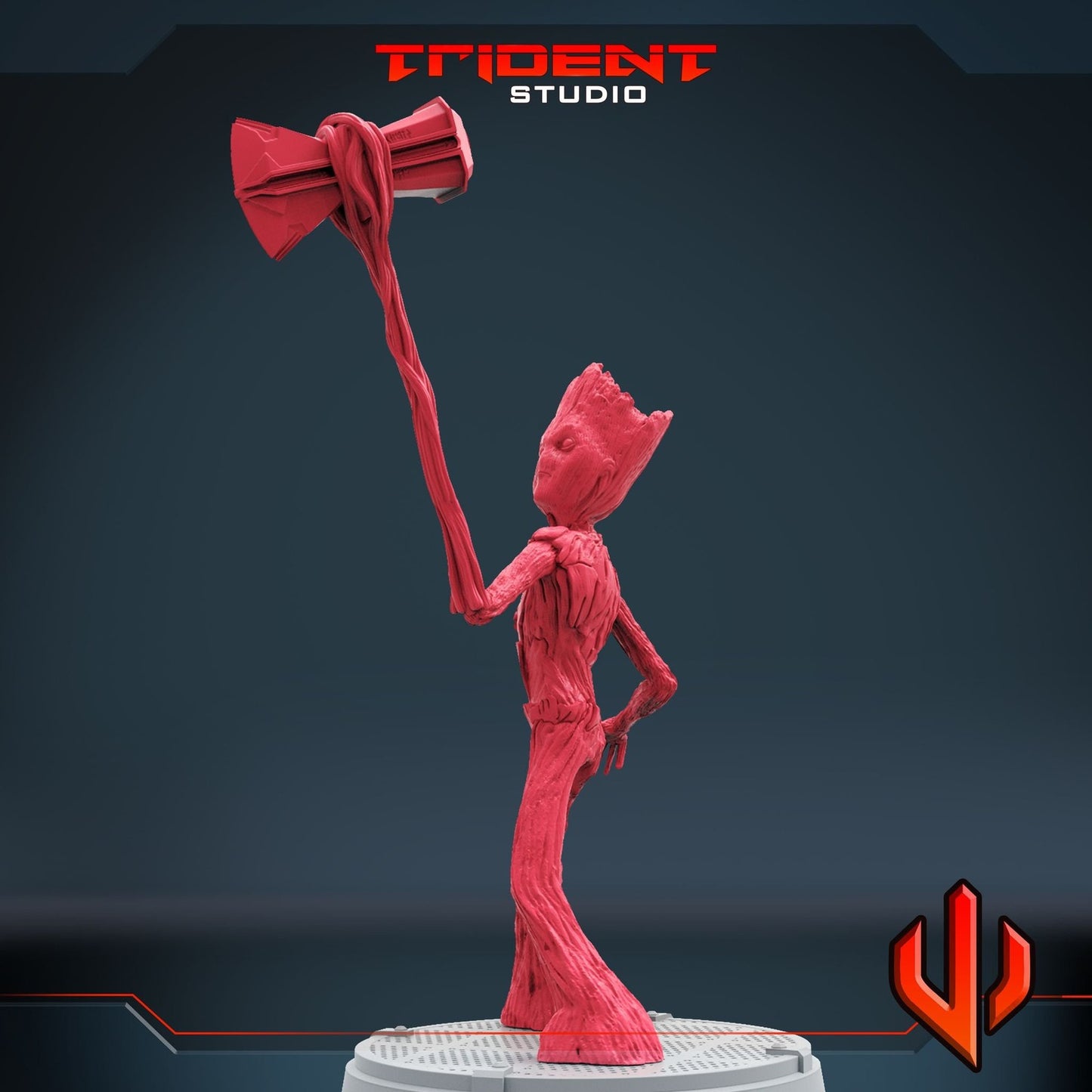 I AM Teen - Groot 40mm Miniature | Crisis Protocol Proxy | Trident