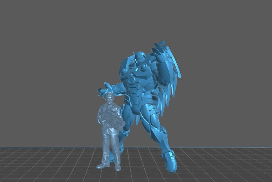 Two Become One Onslaught - 40mm Miniature | Crisis Protocol Proxy | Trident