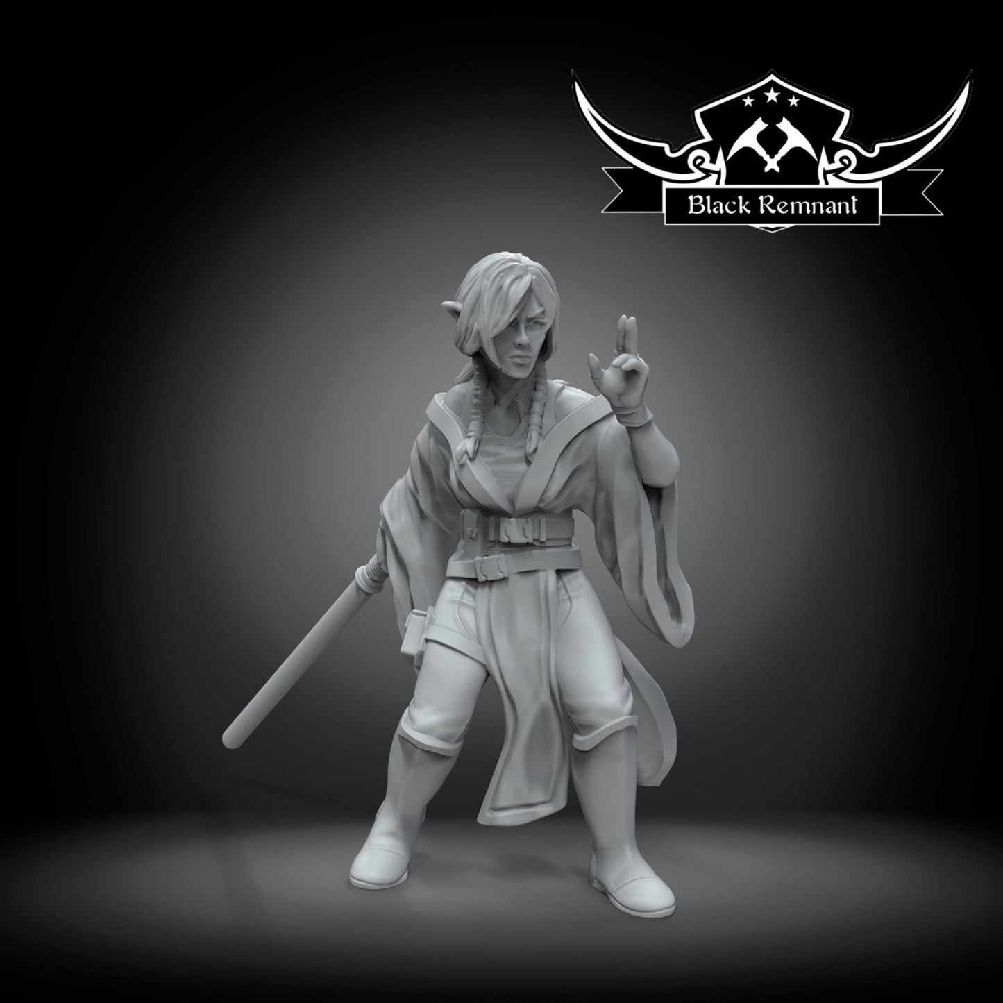 The Mystical Monk - 28mm - 40mm Scale | Black Remnant Star Wars Legion Mini