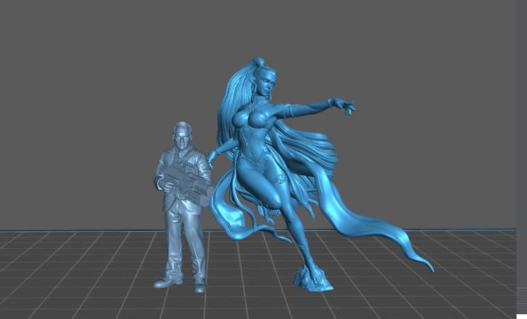 FF Shiva - 32mm Scale DnD Miniature | Dungeons and Dragons | JRPG Mini - RN Estudio