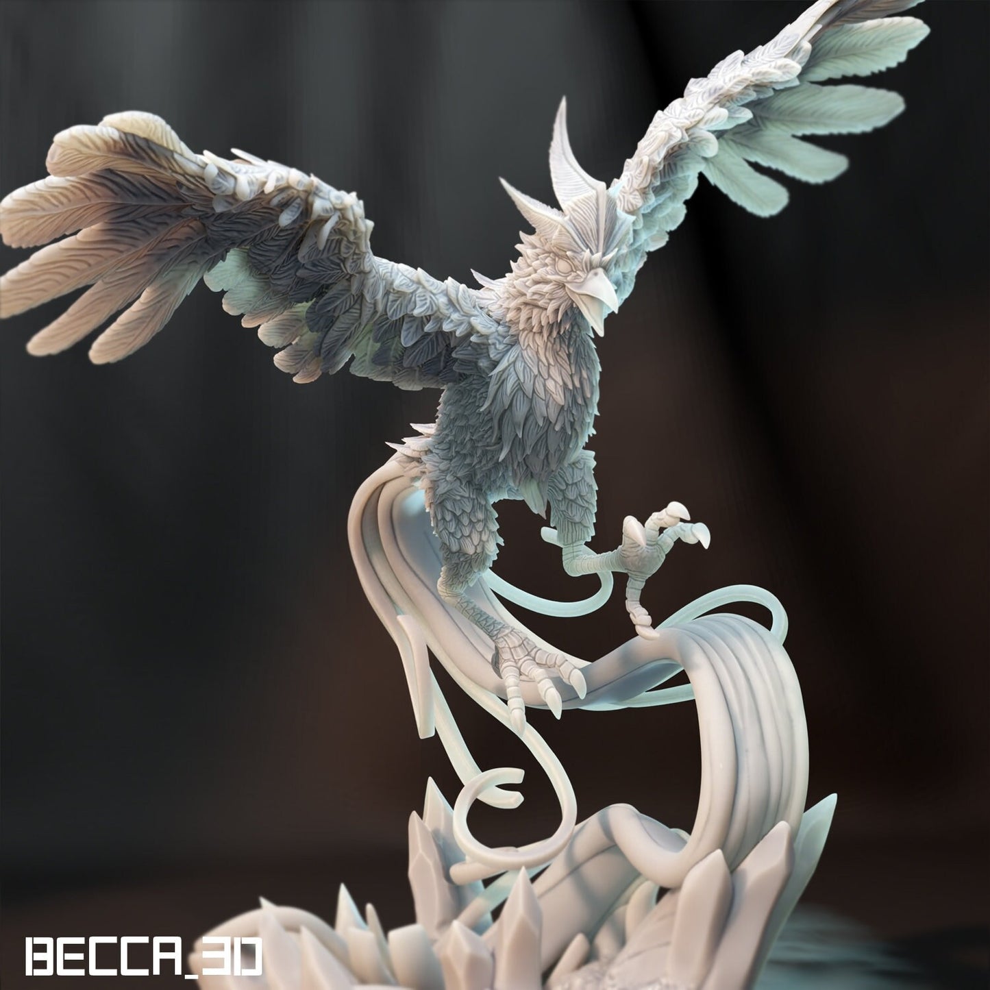 Legendary Frost Bird - Resin Kaiju Minis | Dungeons and Dragons Mini | Sci Fi | Fantasy Resin