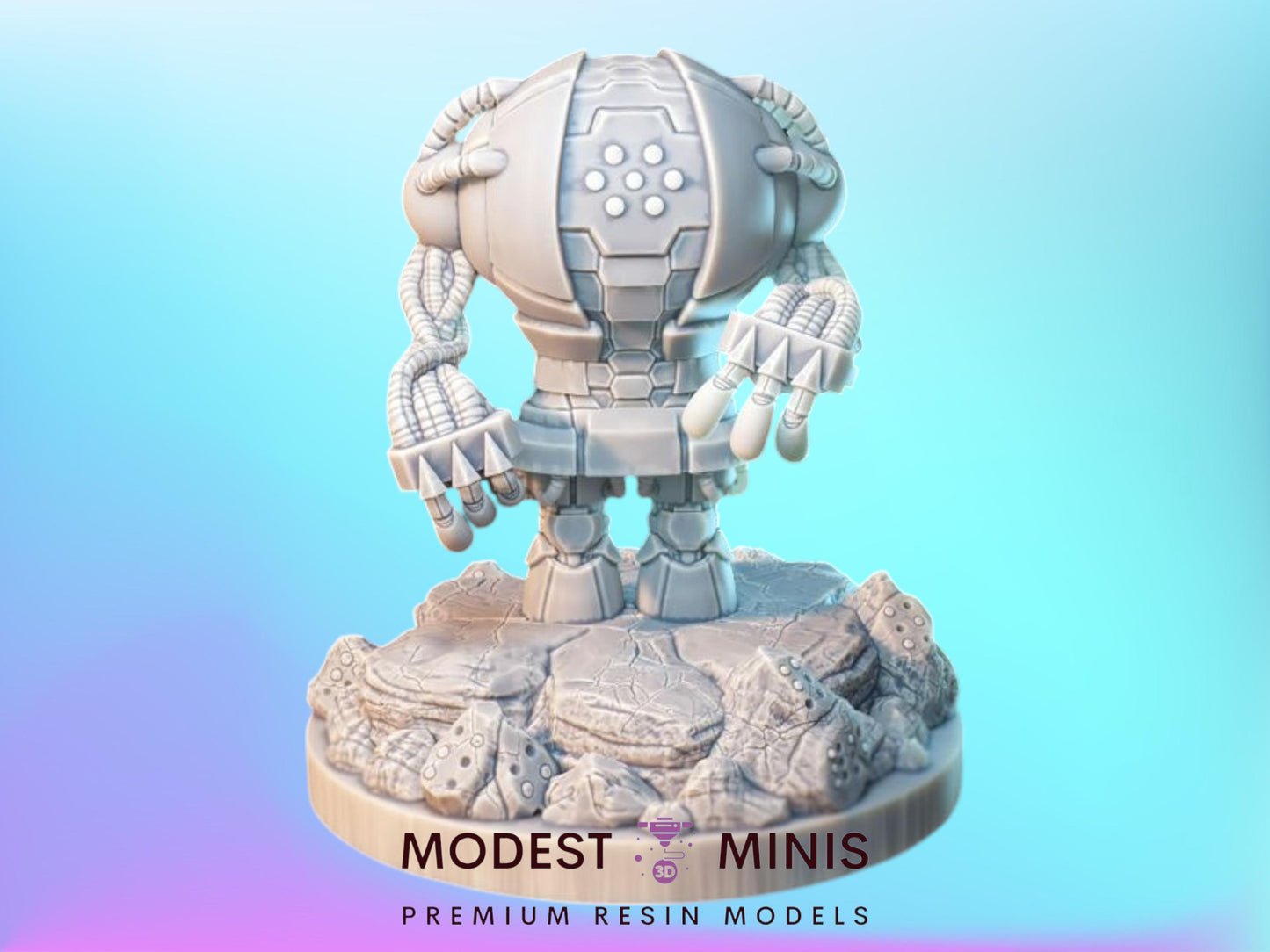Steel Golem - Resin Kaiju Minis | Dungeons and Dragons Mini | Sci Fi | Fantasy Resin