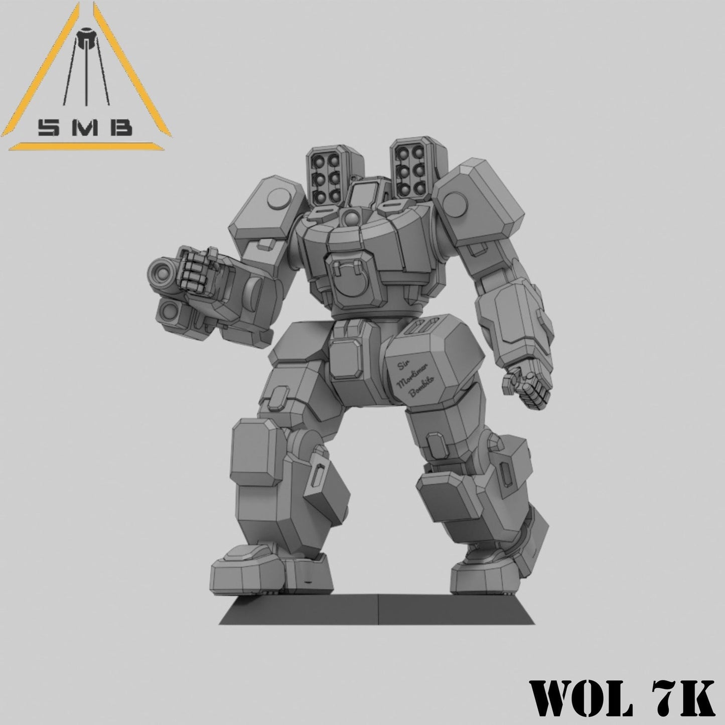 Wol7k | 1:265 | 285 | 6mm Battletech Scale | SMB