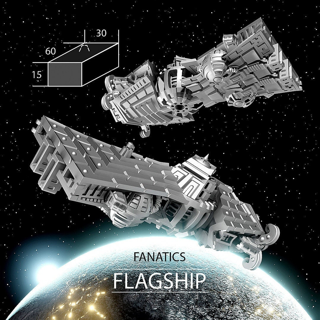 Fanatics Flagship - Twilight Imperium | Fleetscale | Starfinder | Billion Suns | Starmada | Firefly | Terra Conflict