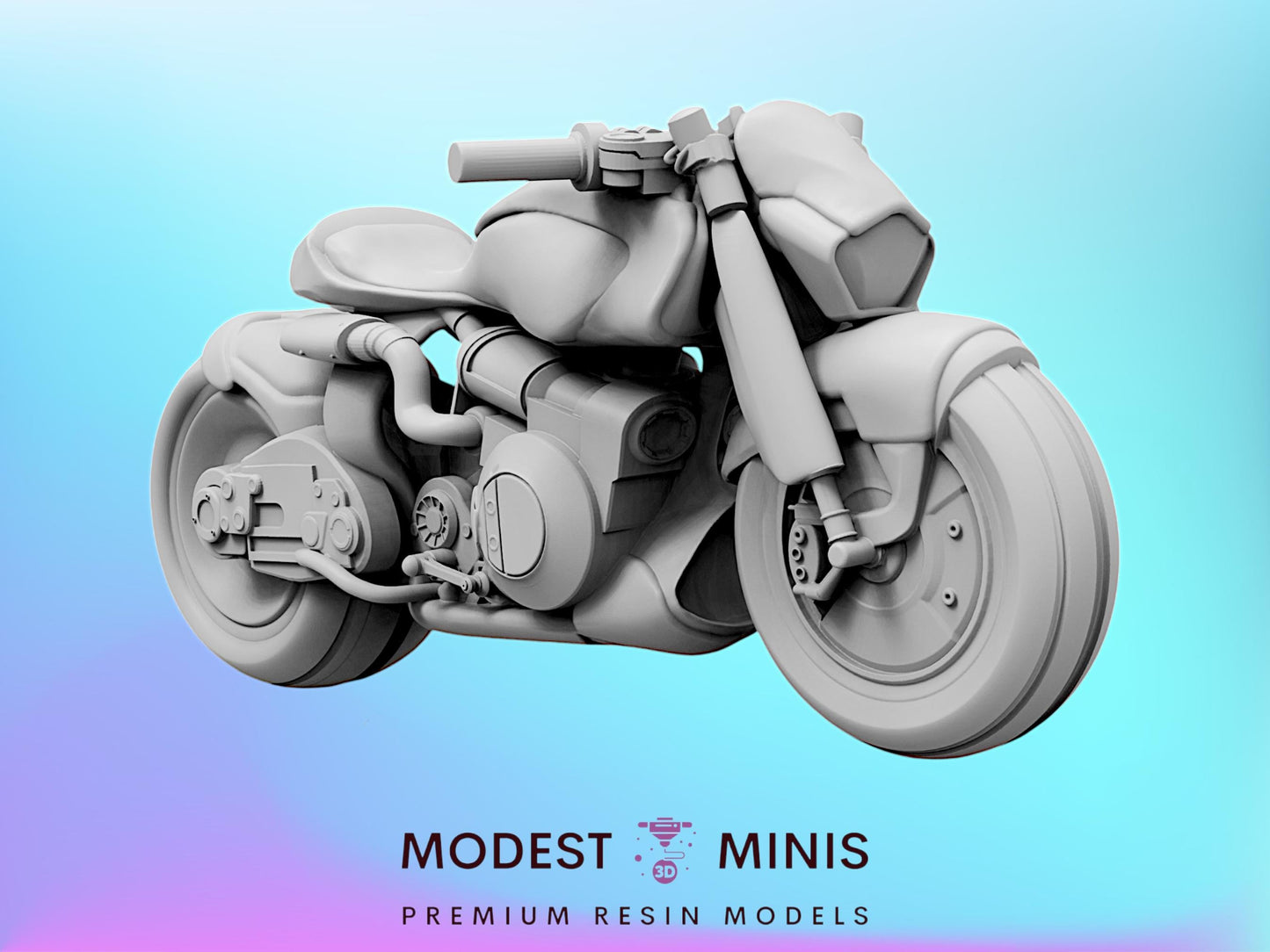Zay Bike - 28mm 32mm 40mm Scale Cyberpunk Miniature | Blade Runner | | Papsikels