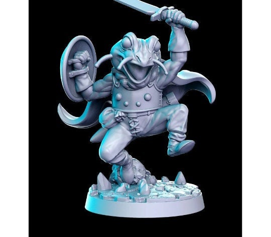 Toadin - 32mm Scale DnD Miniature | Dungeons and Dragons | JRPG Mini - RN Estudio