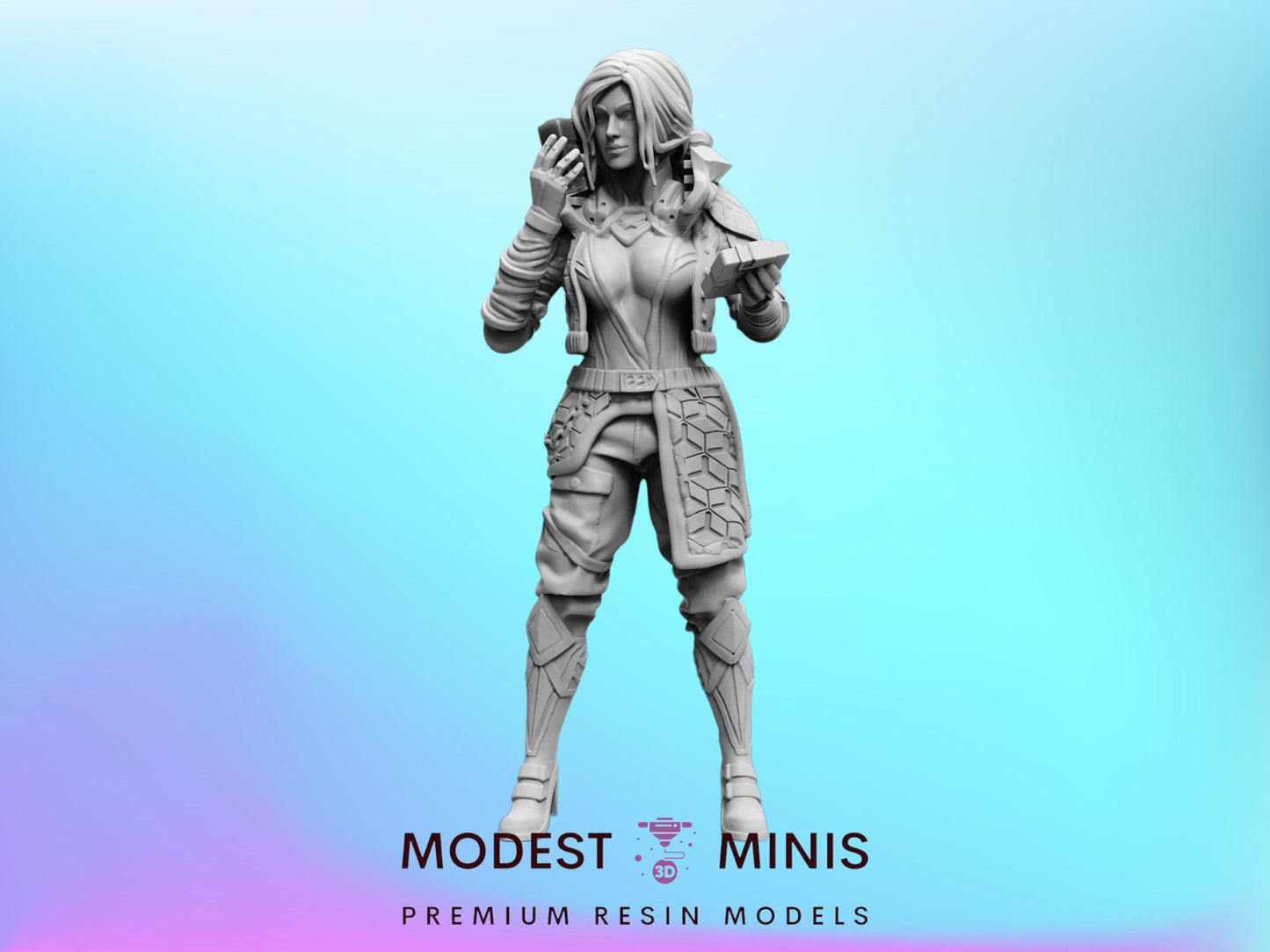 Researcher Triss - 32mm Scale Alien Miniature | Batang City | Papsikels