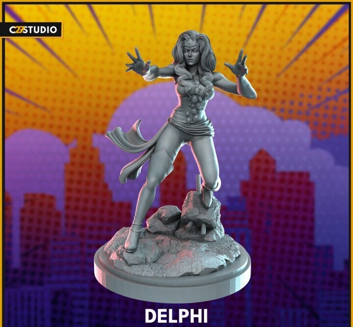 Delphi - 32mm - 40mm Mini | Crisis Protocol Proxy | C27