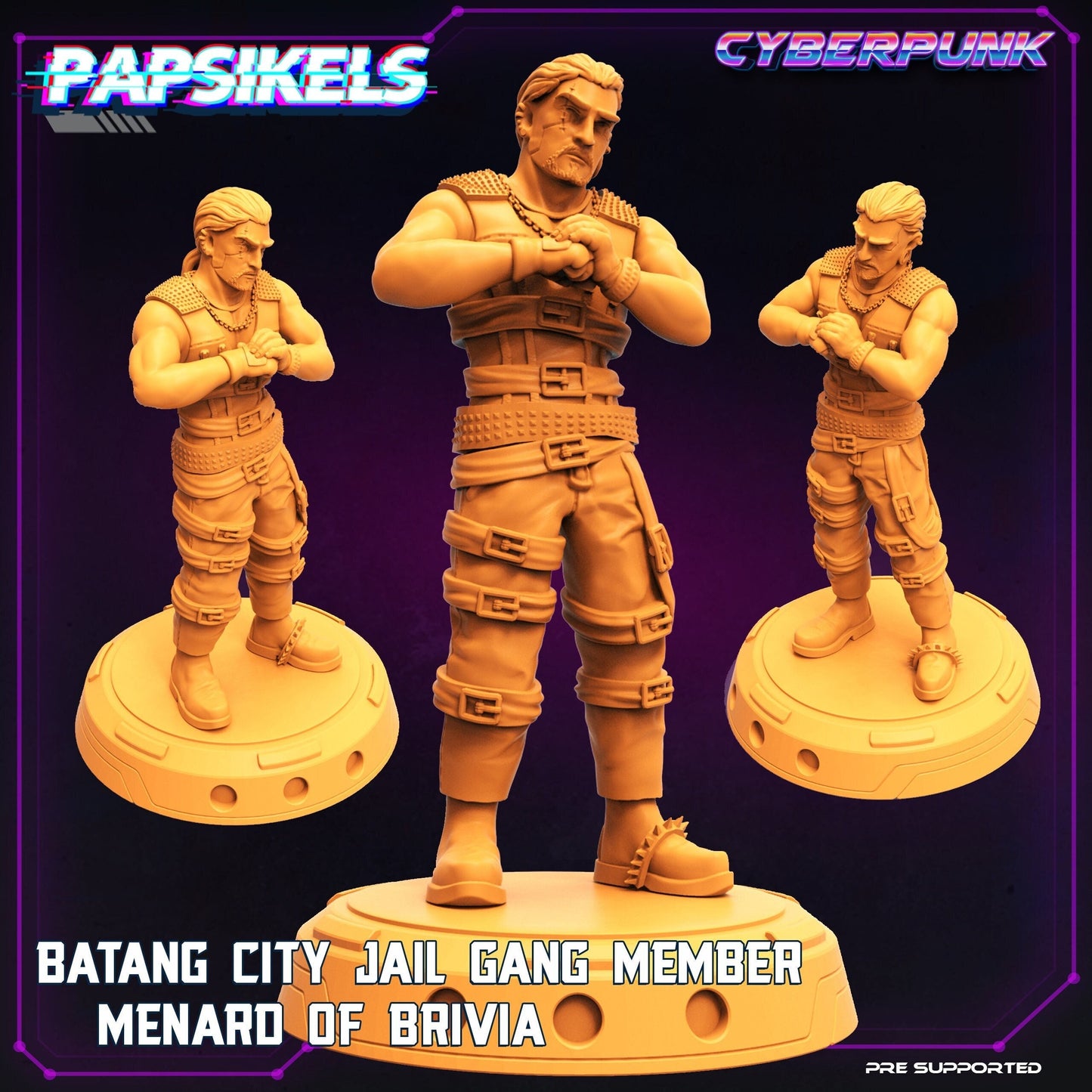 Cyberpunk Menard - 32mm Scale Alien Miniature | Batang City | Papsikels