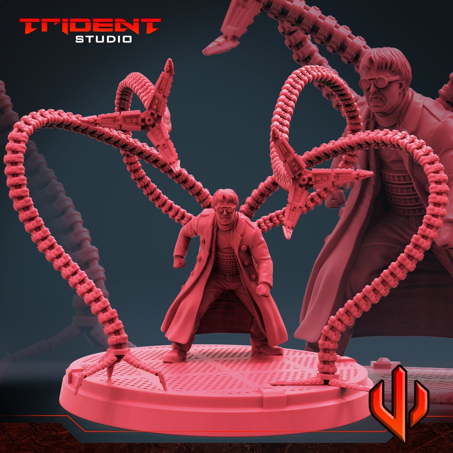 The Squid - Octopus 40mm Miniature | Crisis Protocol Proxy | Trident