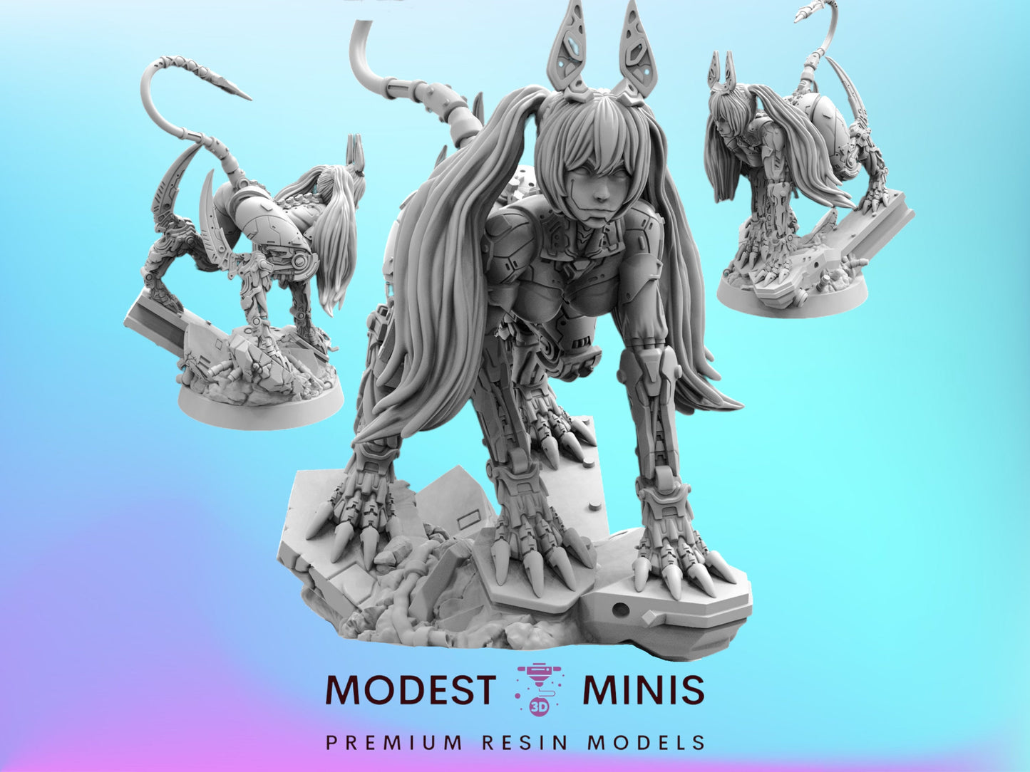 Death Stalker Asura - 32mm Scale Cyberpunk Mini | Papsikels