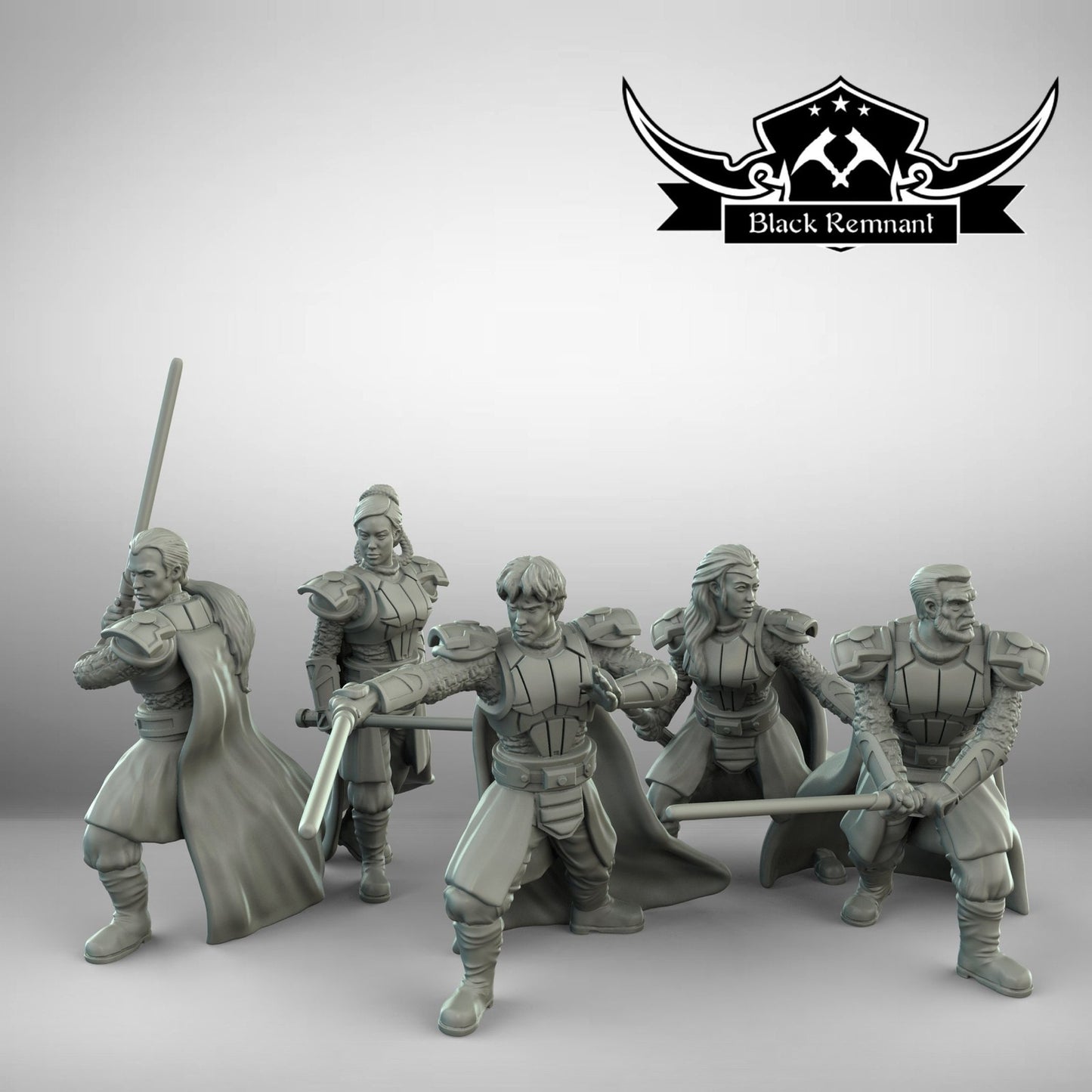 5pc Authority Red Warriors Set - 28mm - 40mm Scale | Star Wars Legion Mini