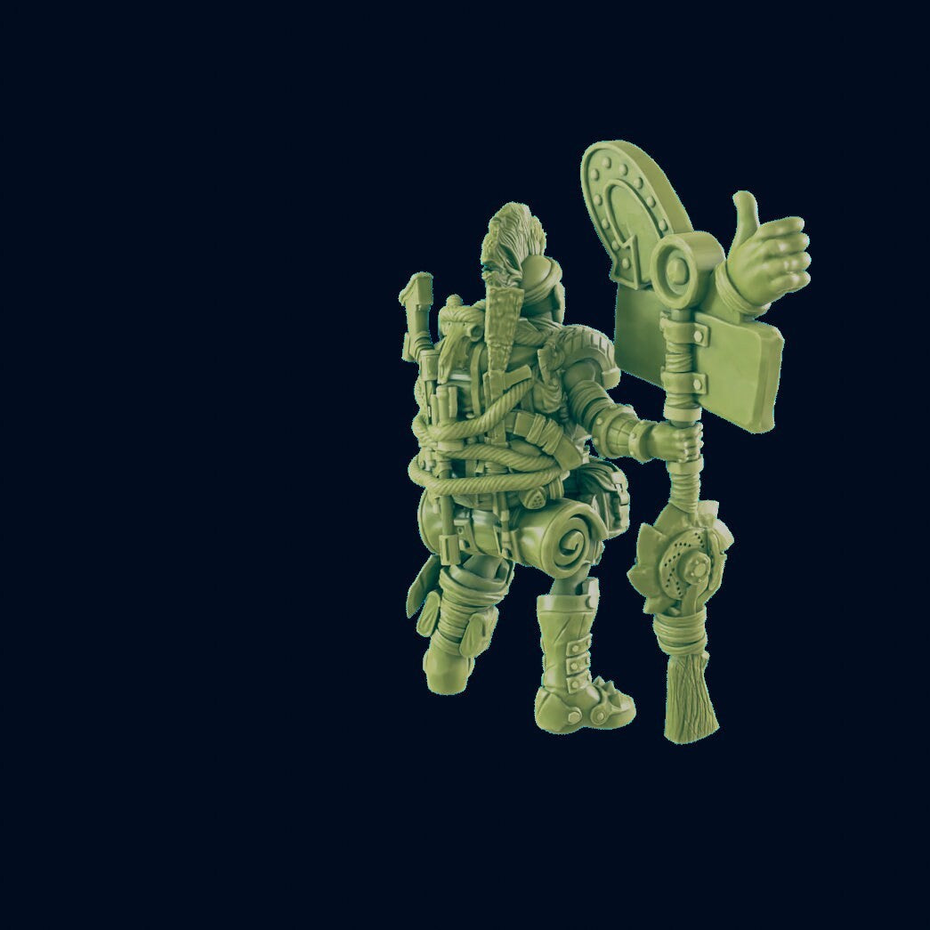 Shop Keeper | 28mm - 100mm Scale Resin Mini - Survivors | Zombicide | Badlands | Walking Dead
