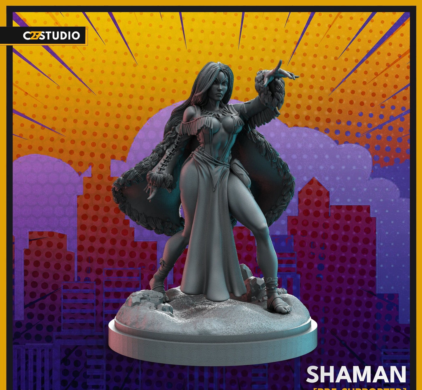 Shaman - 32mm - 40mm Mini | Crisis Protocol Proxy | C27