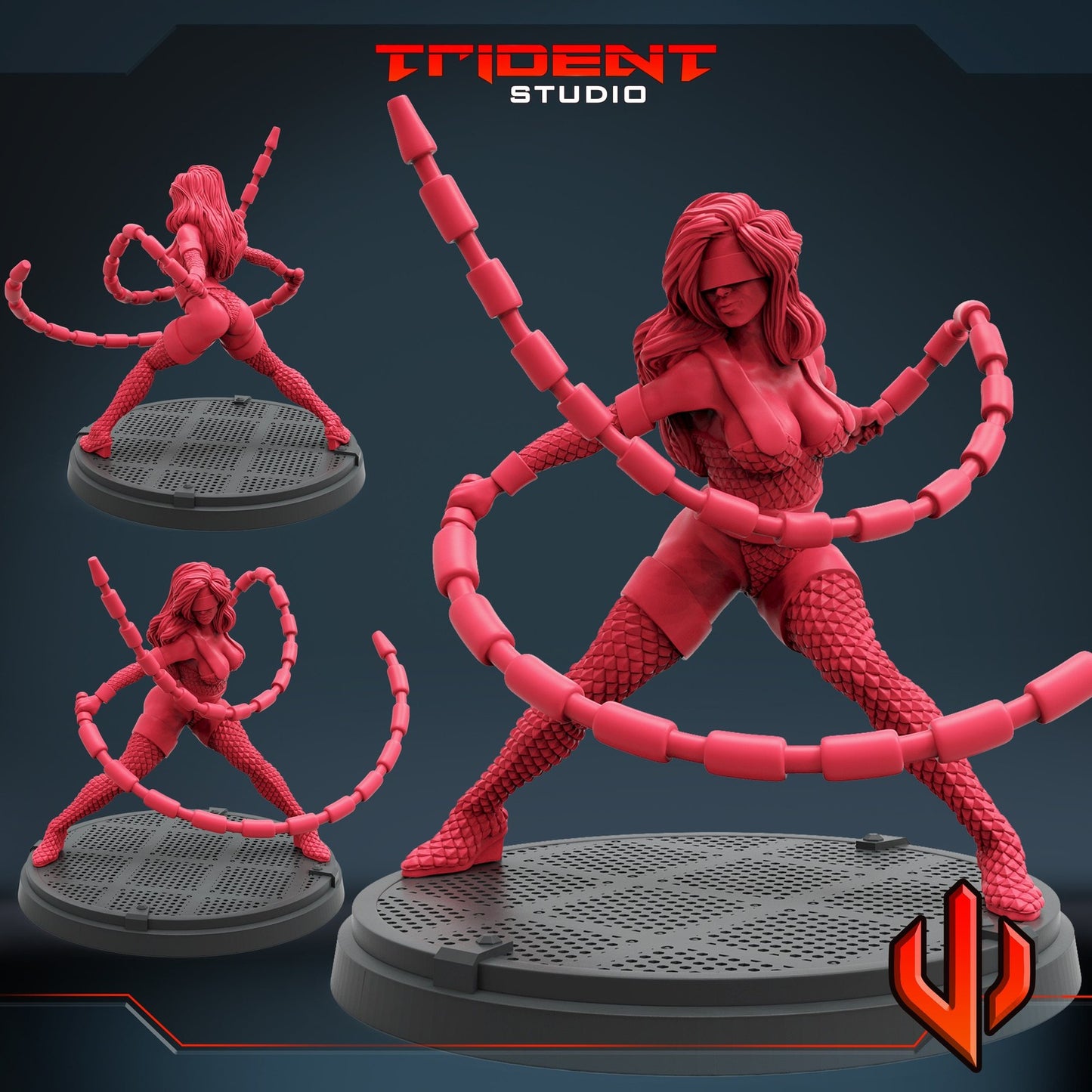 Coachwip Serpent Society - 40mm Miniature | Crisis Protocol Proxy | Trident