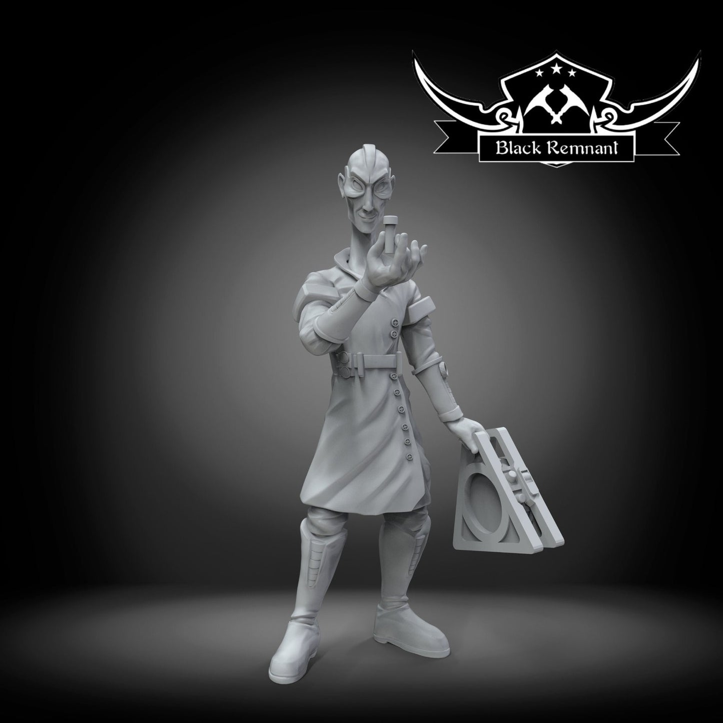 Blue Shadow Virus Scientist - 28mm - 40mm Scale | DnD | Star Wars Legion Mini