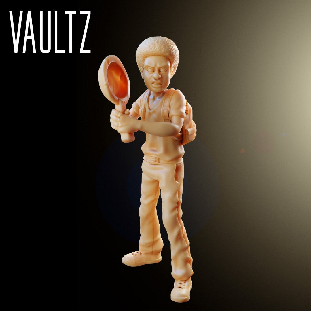 Survivor Alone Boy 2 Kid | 28mm - 100mm Scale Resin Mini | Zombicide | Vaultz