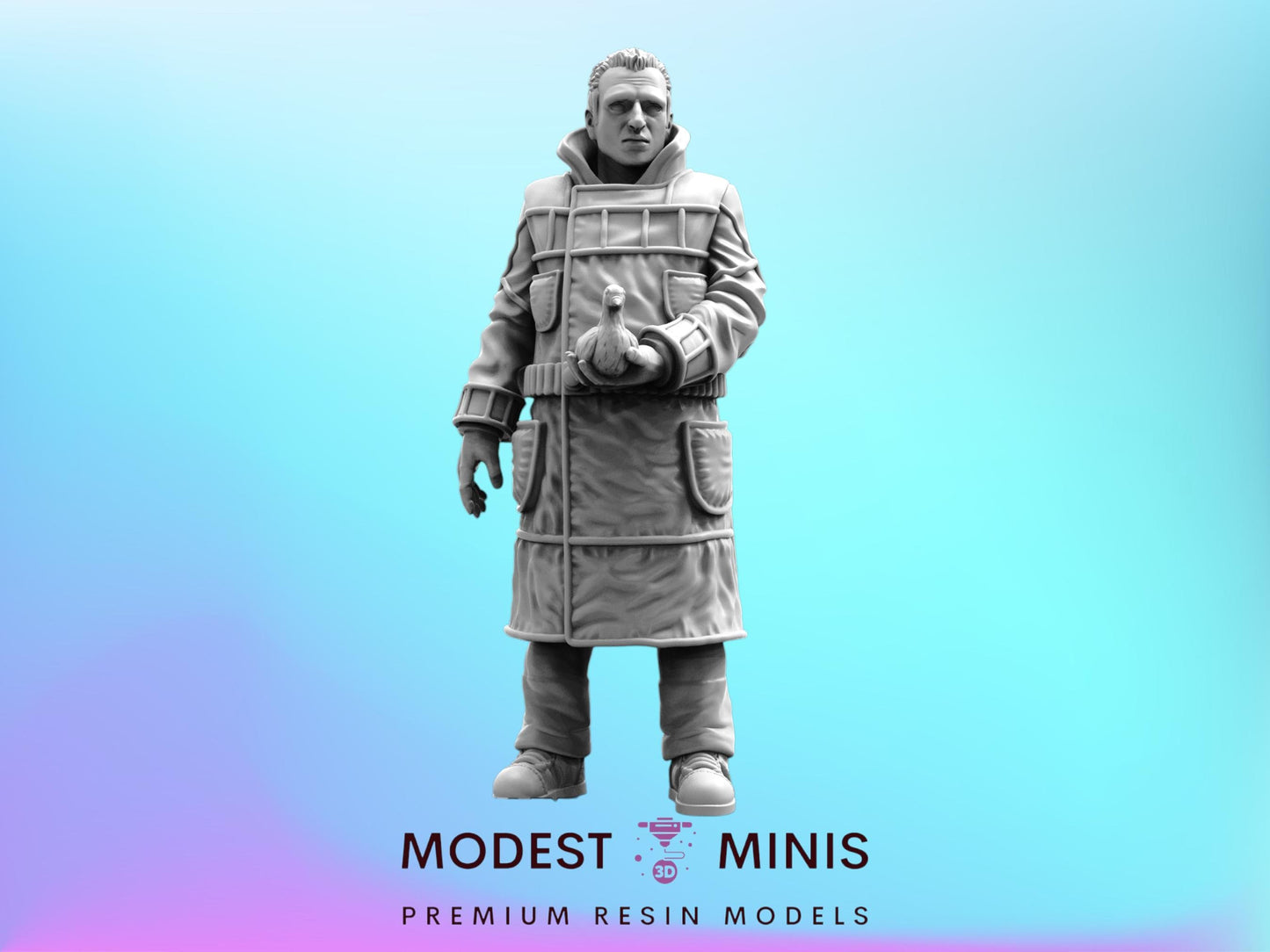 Renegade Combat Replicant - 28mm 32mm 40mm Scale Cyberpunk Miniature | Blade Runner | | Papsikels