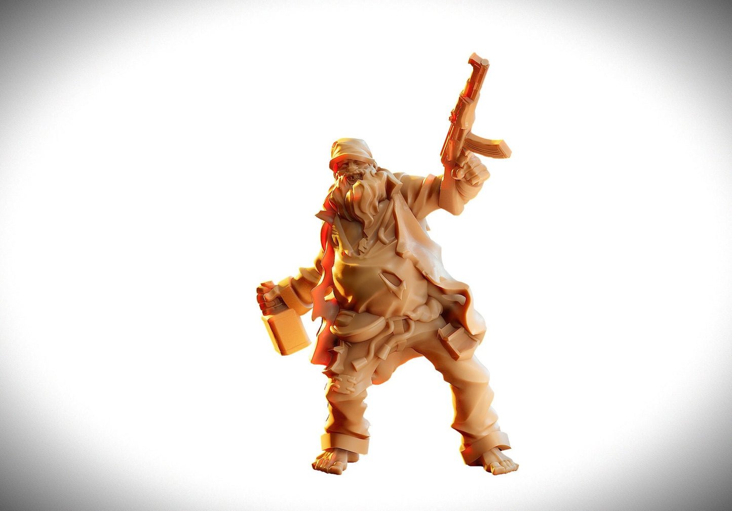 Survivor Homeless | 28mm - 100mm Scale Resin Mini | Zombicide | Vaultz