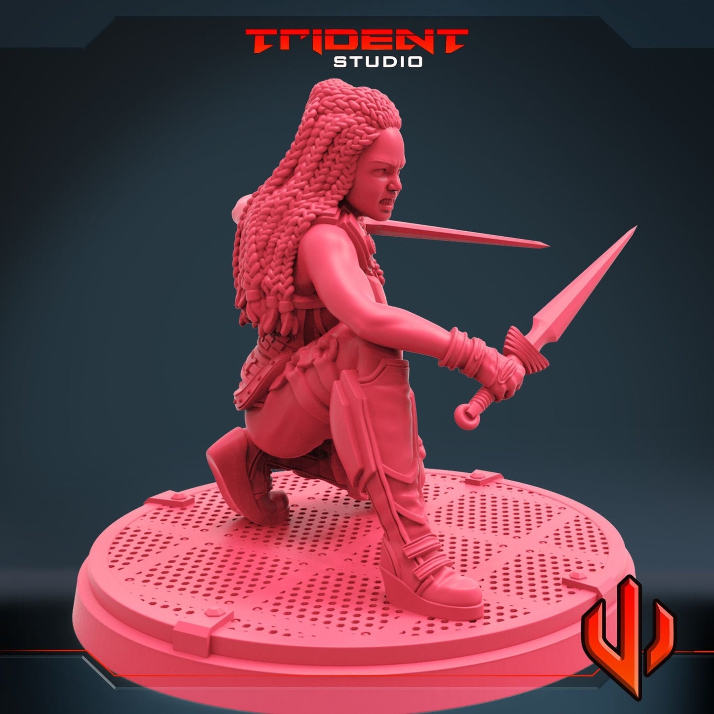Norse Angel A - 40mm Miniature | Crisis Protocol Proxy | Trident