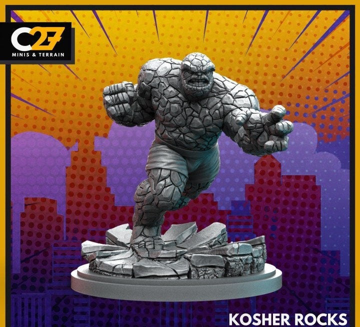 Kosher Rocks - 32mm - 40mm Mini | Crisis Protocol Proxy | C27