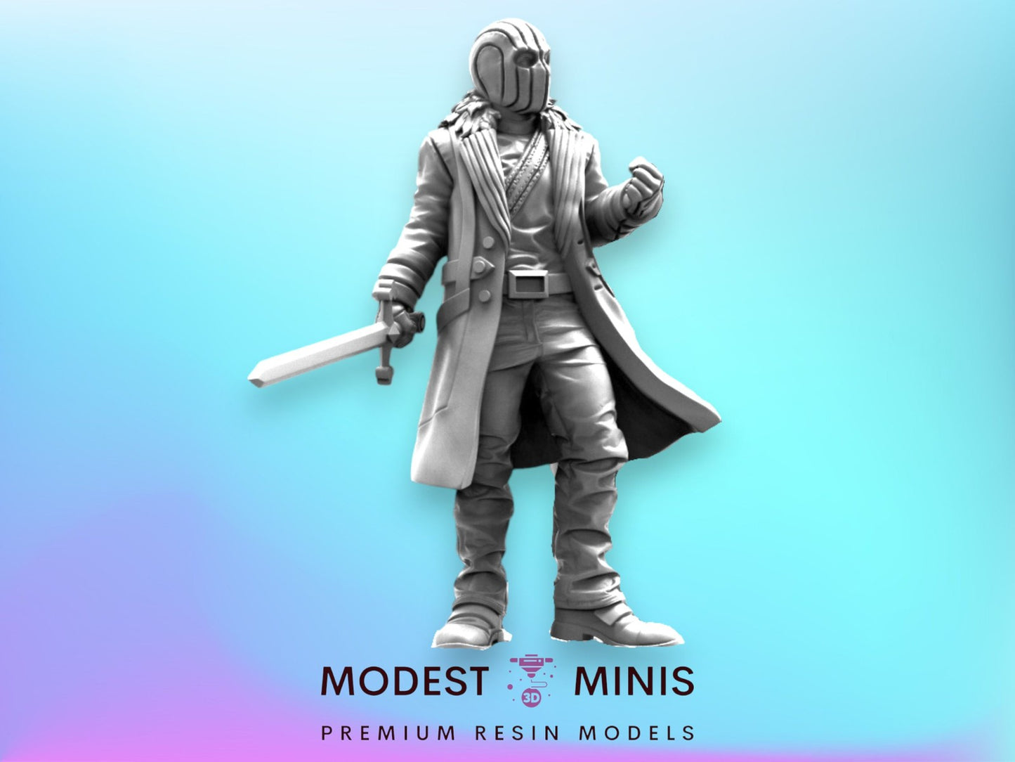 Zeno - 40mm Miniature | Crisis Protocol Proxy | Trident