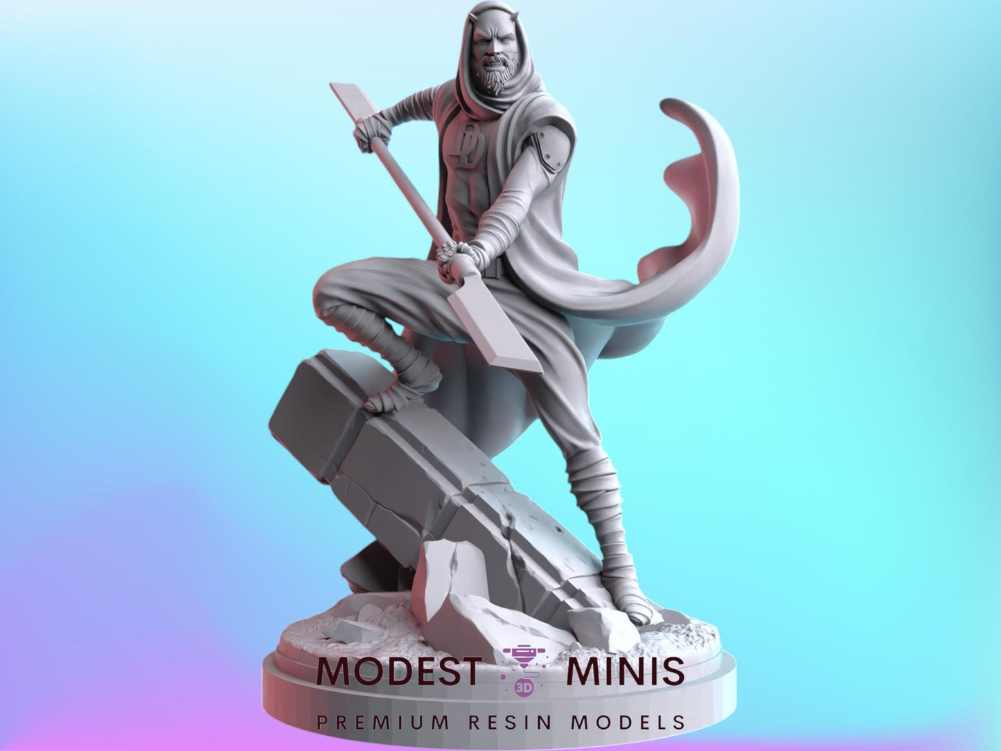 The Blind King - 32mm - 40mm Mini | DnD Mini | Superhero | C27