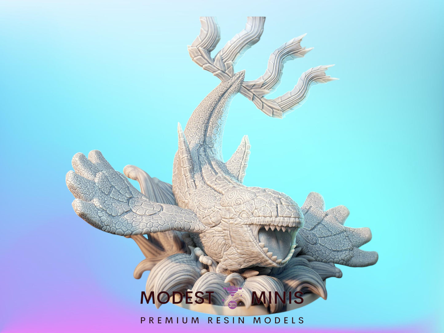 Water Titan - Resin Kaiju Minis | Dungeons and Dragons Mini | Sci Fi | Fantasy Resin