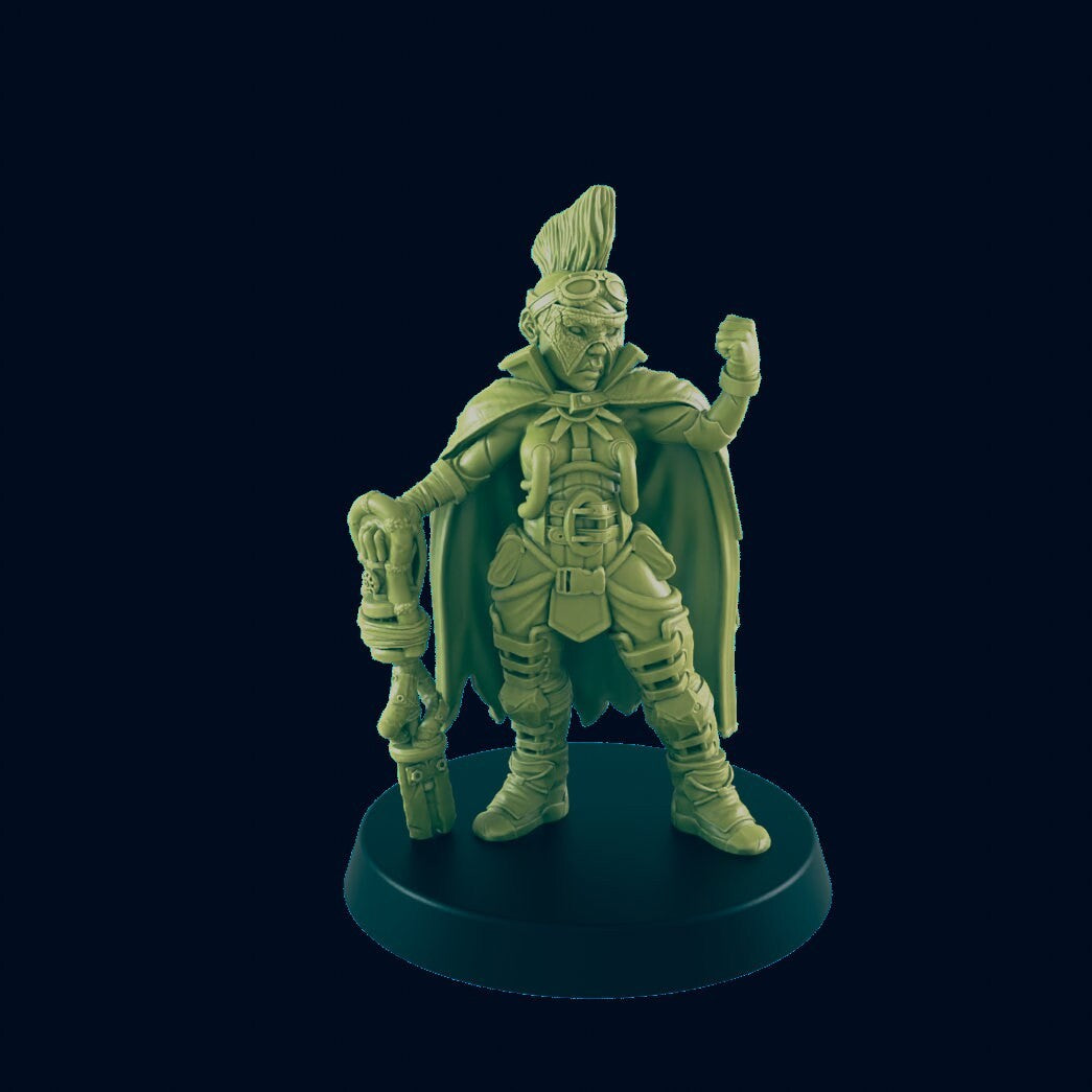 Admiral | 28mm - 100mm Scale Resin Mini - Survivors | Zombicide | Badlands | Vaultz