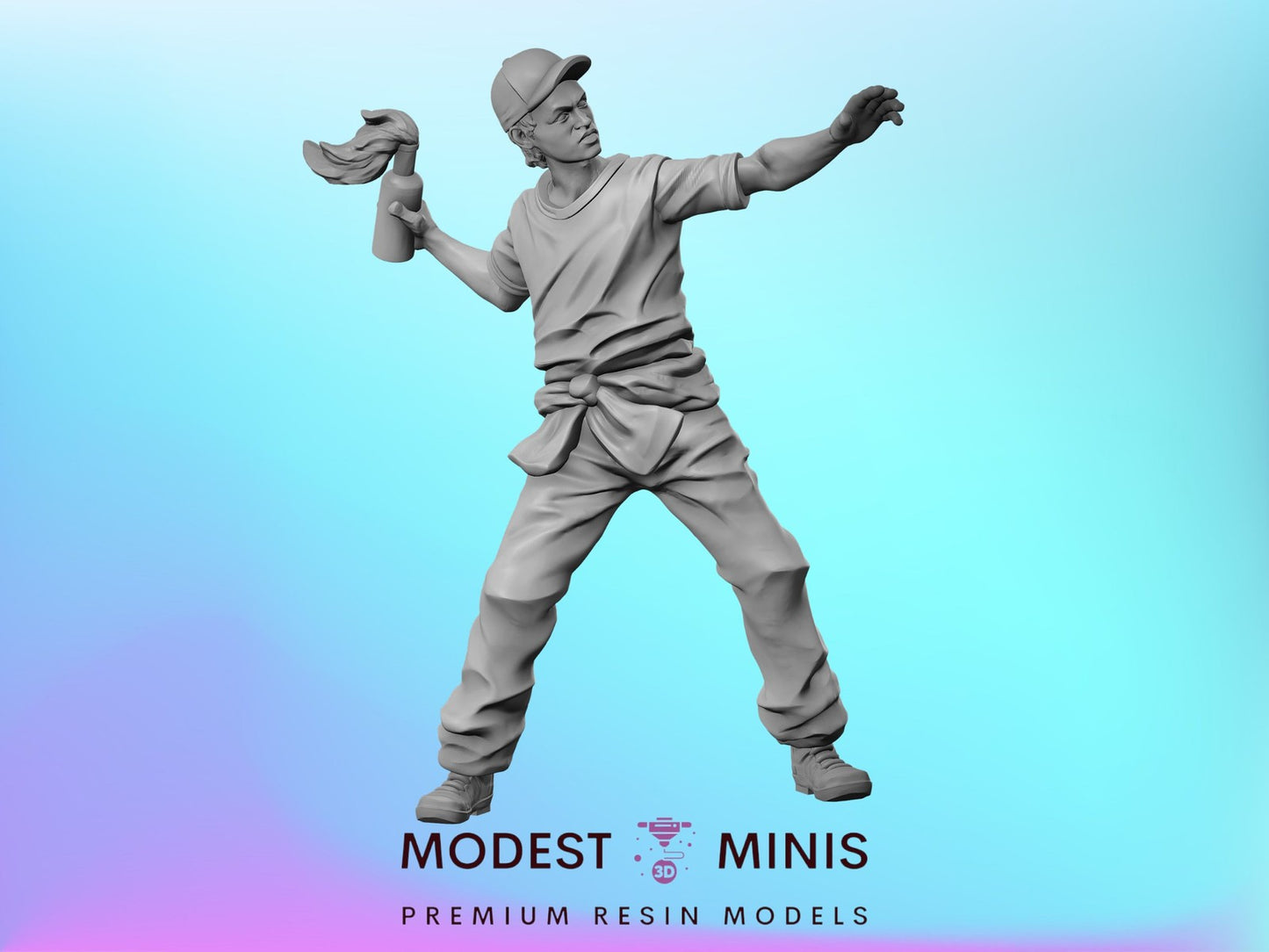 Survivor Ethan | 28mm - 100mm Scale Resin Mini | Zombicide | Vaultz