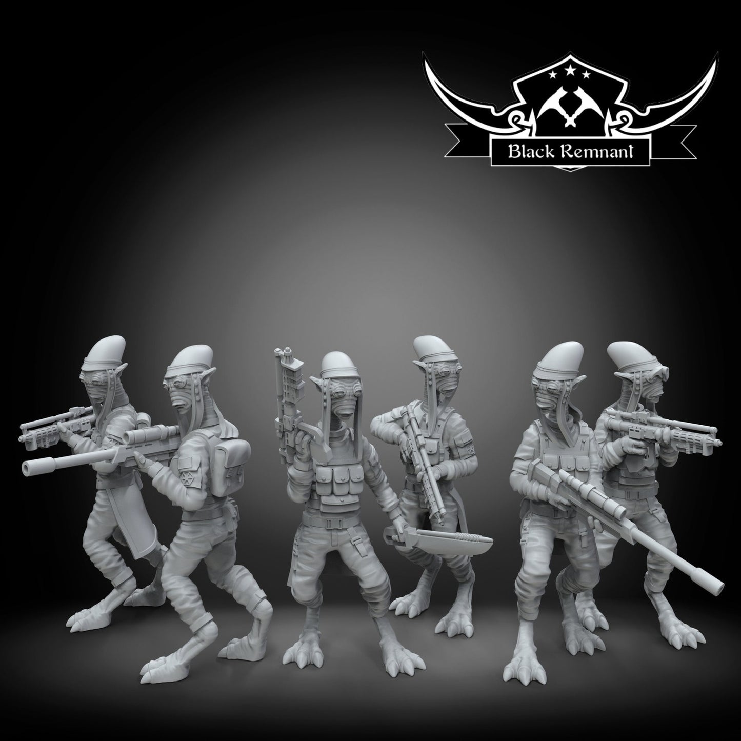 6pc Commerce Guild Commandos - 28mm - 40mm Scale Star Wars Legion Mini