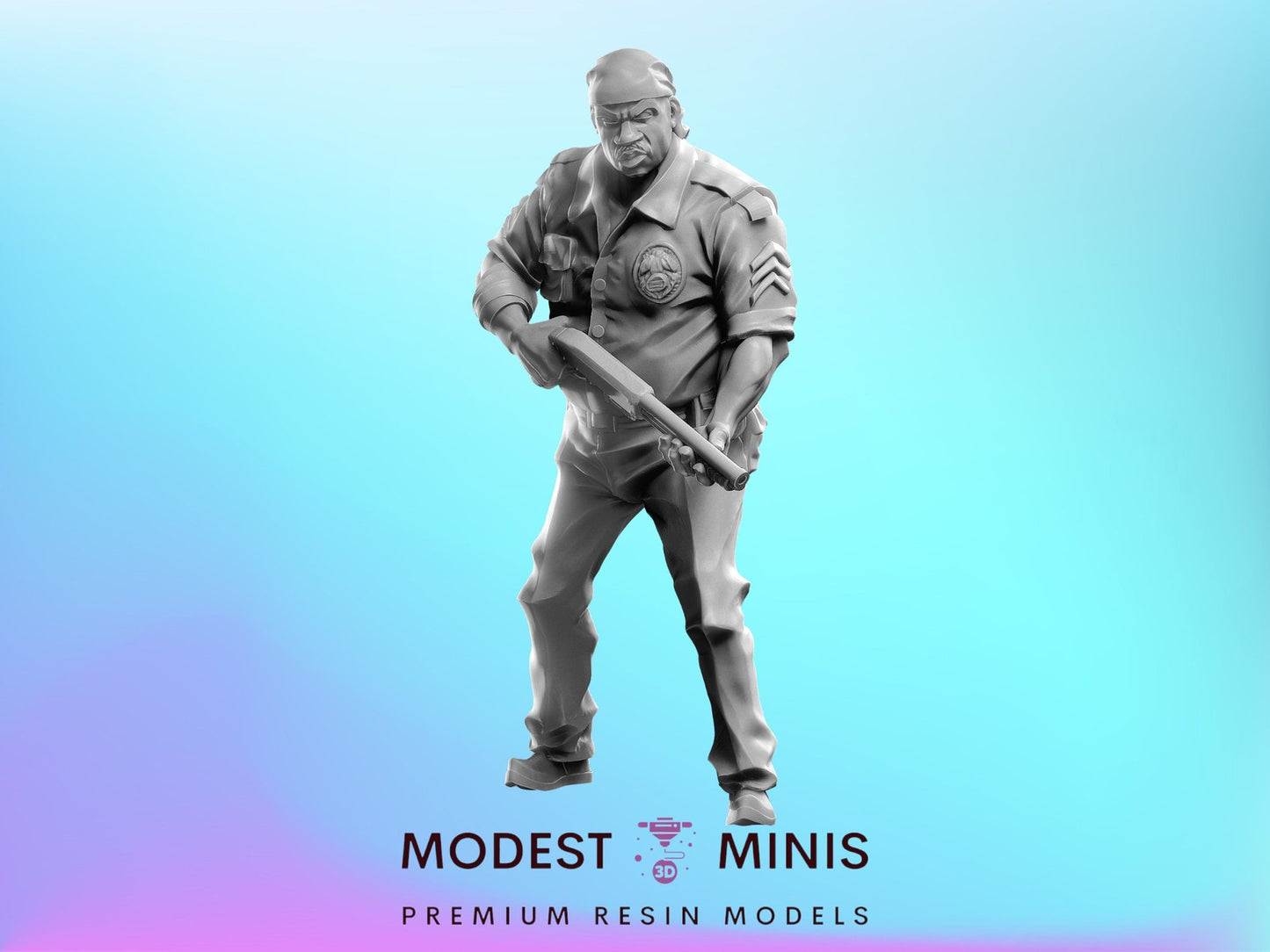 Survivor Karter | 28mm - 100mm Scale Resin Mini | Zombicide | Vaultz