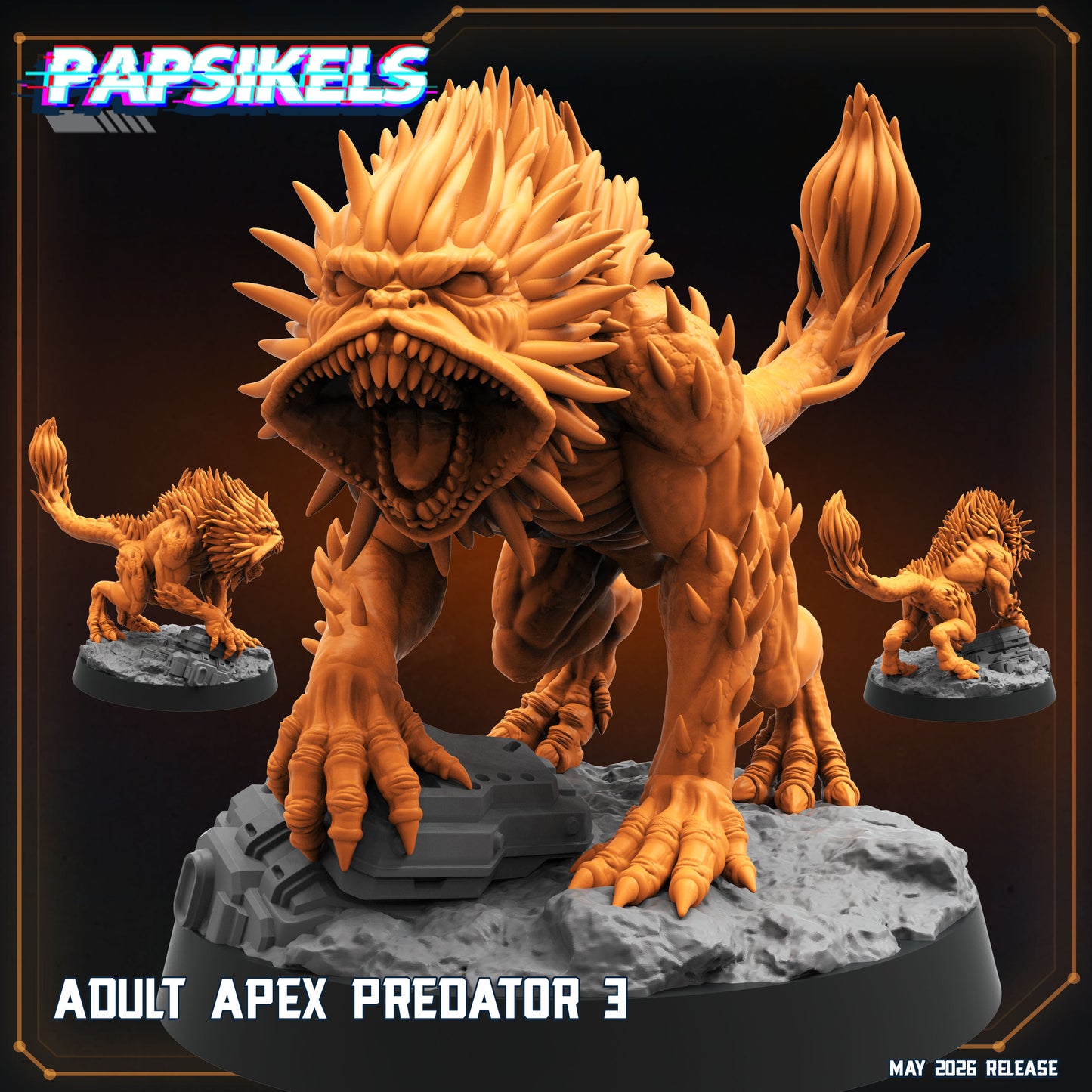 Adult Apex Predator - 32mm Scale Sci Fi Aliens vs Predator | Papsikels